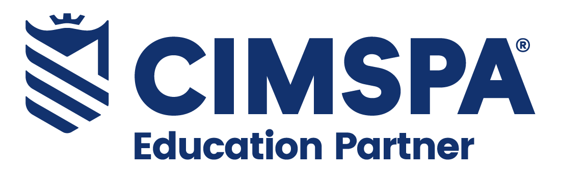 CIMSPA Registered - Education Partner Navy.png