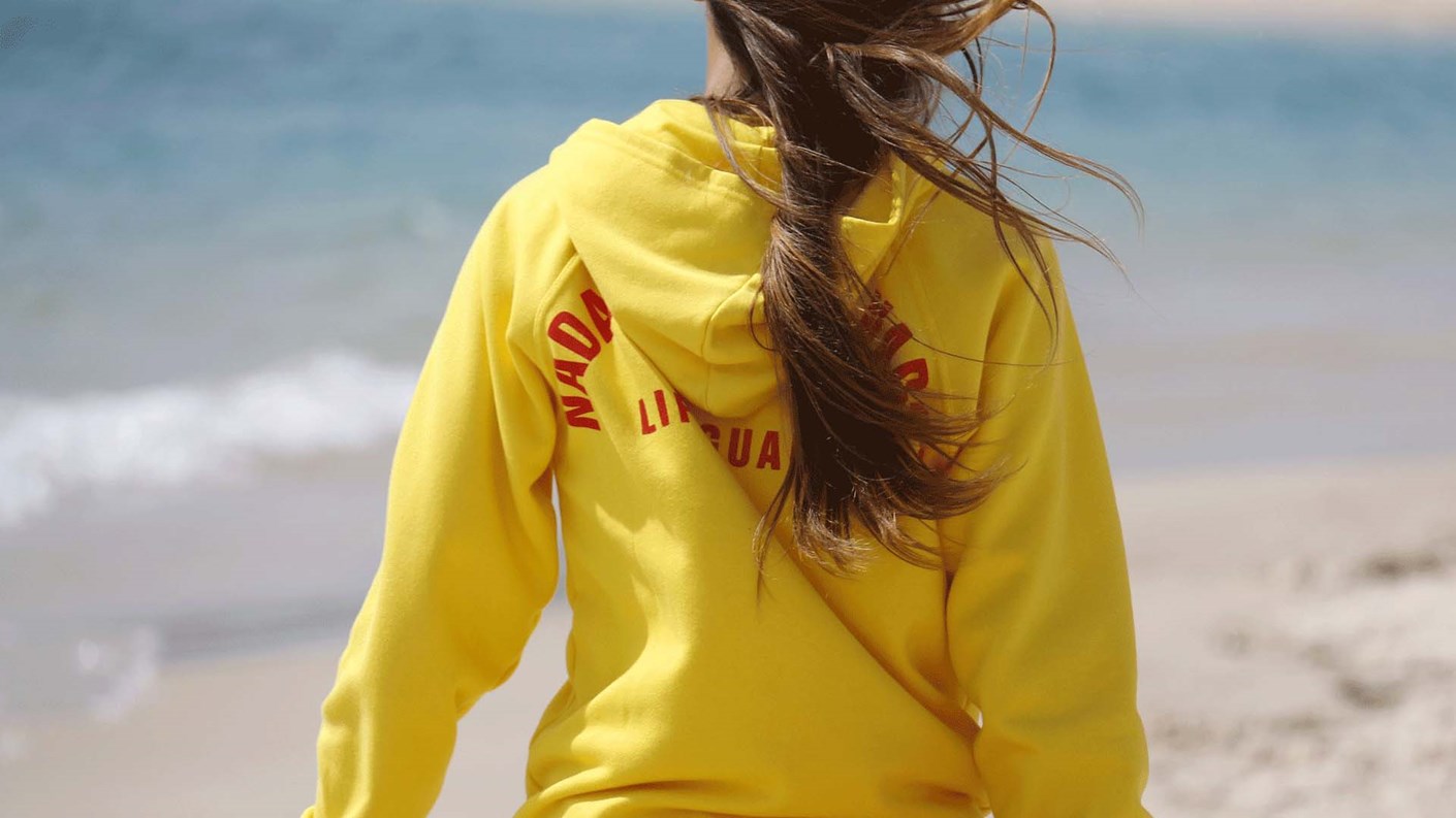 Lifeguard on beach